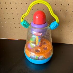 Vintage 1999 HASBRO PLAYSKOOL SPINNER BALL PUSH POPPER Infant Toddler TOY Works!